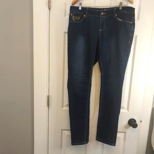 Coogi 💎 Womens 5 Pocket Jeans 14 W Blue